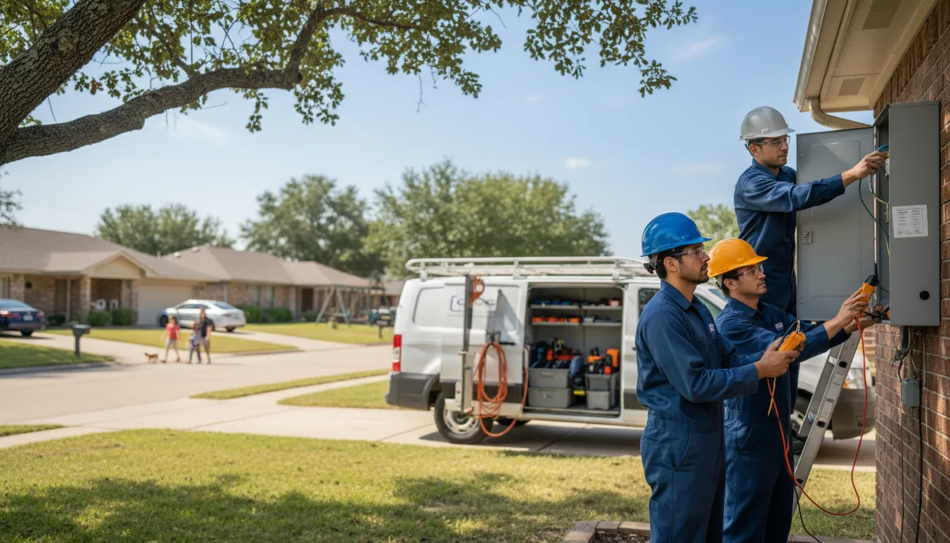 Certified electrician providing emergency electrical services in Centerpoint, IN